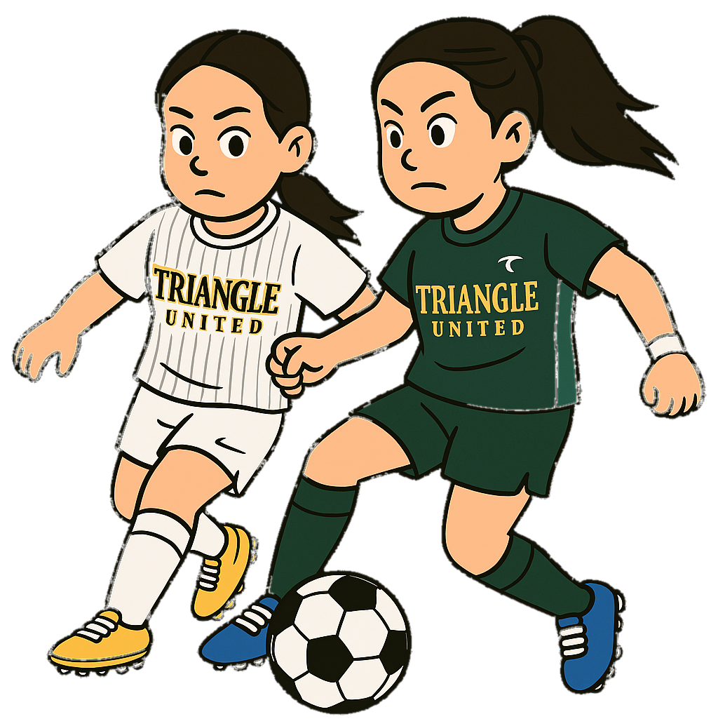 Cartoon Sommer and Sydnie in action